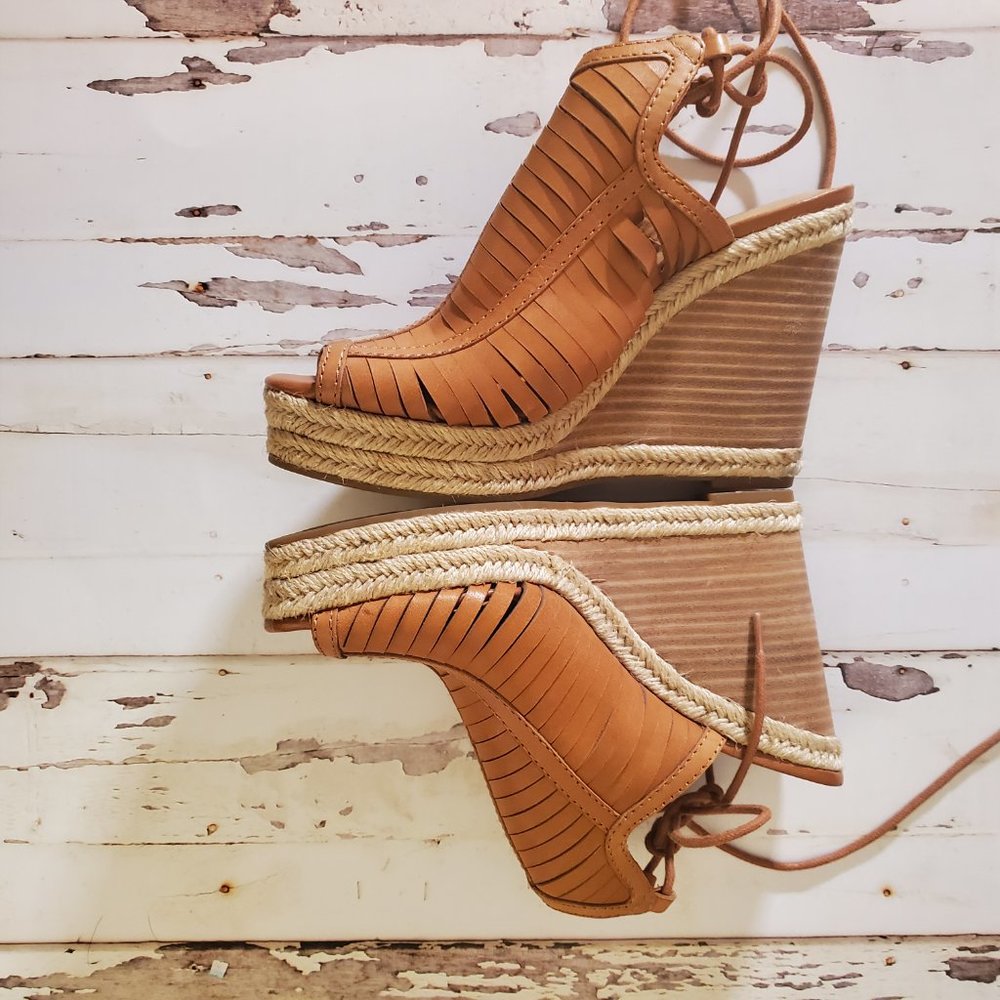 Lucky Brand Laceey Wedge Sandals, Size 7.5 - Picture 7 of 7